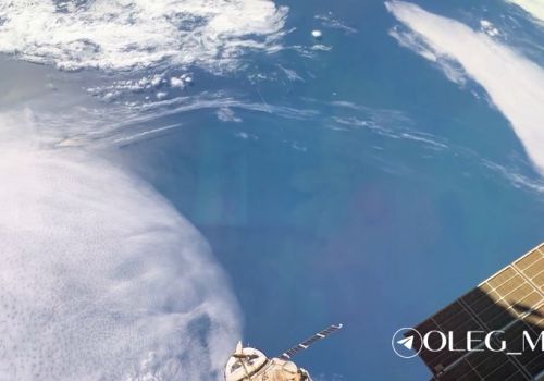 Российский космонавт показал, как выглядит Охотское море с МКС